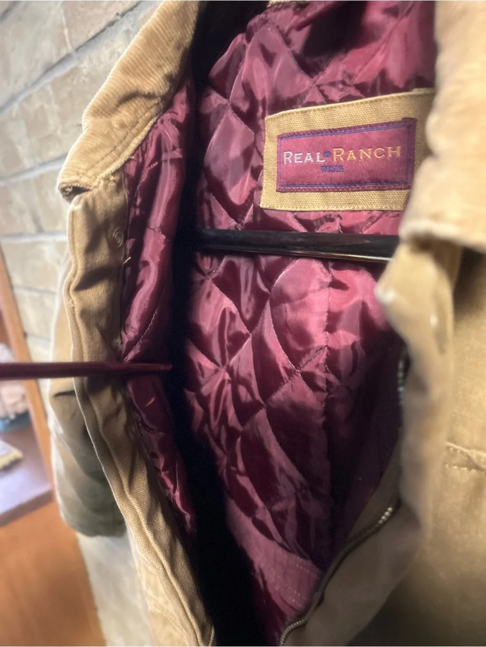 Real Ranch Lined Canvas Duck Coveralls Quilt-Lined Insulated Snap Zip Leg Size M